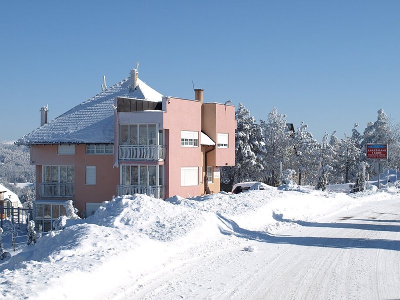 Villa Bella Vista okružena snegom